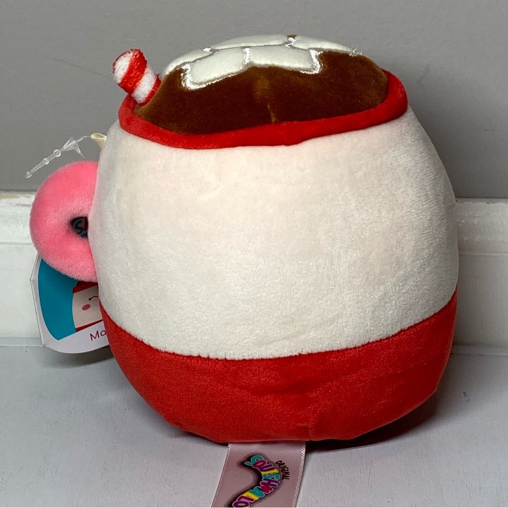 Squishmallows Marshina Hot Chocolate Cup Mug 5” Mini Plush Soft Toy Kellytoy NWT - Picture 6 of 12
